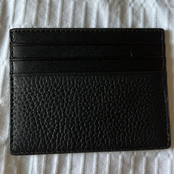 “Cooper” Tall Card Case -Leather -“Black” - Picture 2 of 3